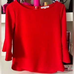 Red blouse- size medium. Never worn
